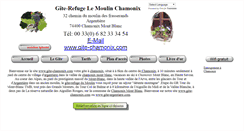 Desktop Screenshot of gite-chamonix.com
